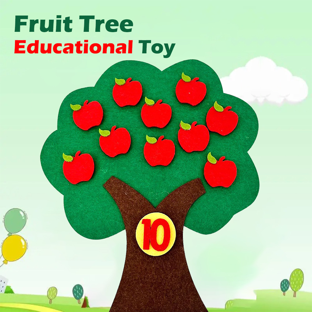 Kids Educational Game 3 - Montessori Zabawka do Liczenia Owoców z