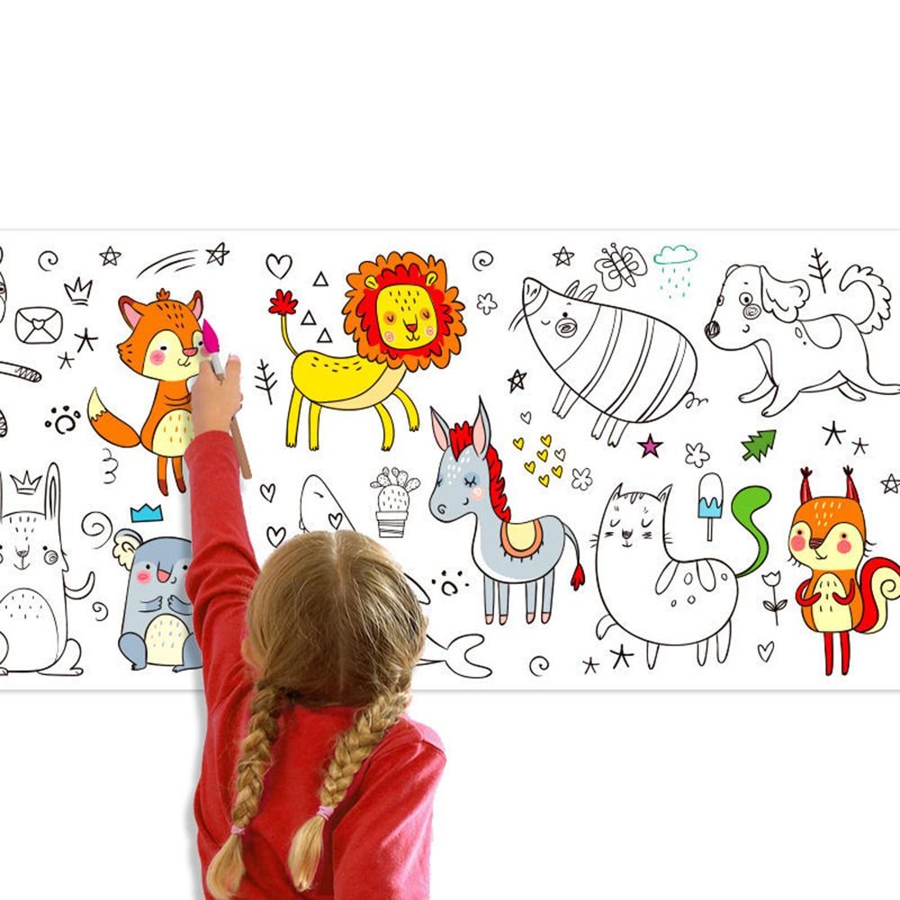 Kids Educational Workbooks - Naklejka ścienna Graffiti Rolki Papier do