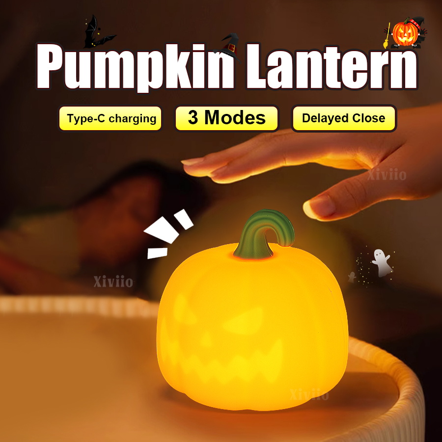 Online Educational Games For Kids - Halloweenowa lampa dyniowa Super miękka silikonowa
