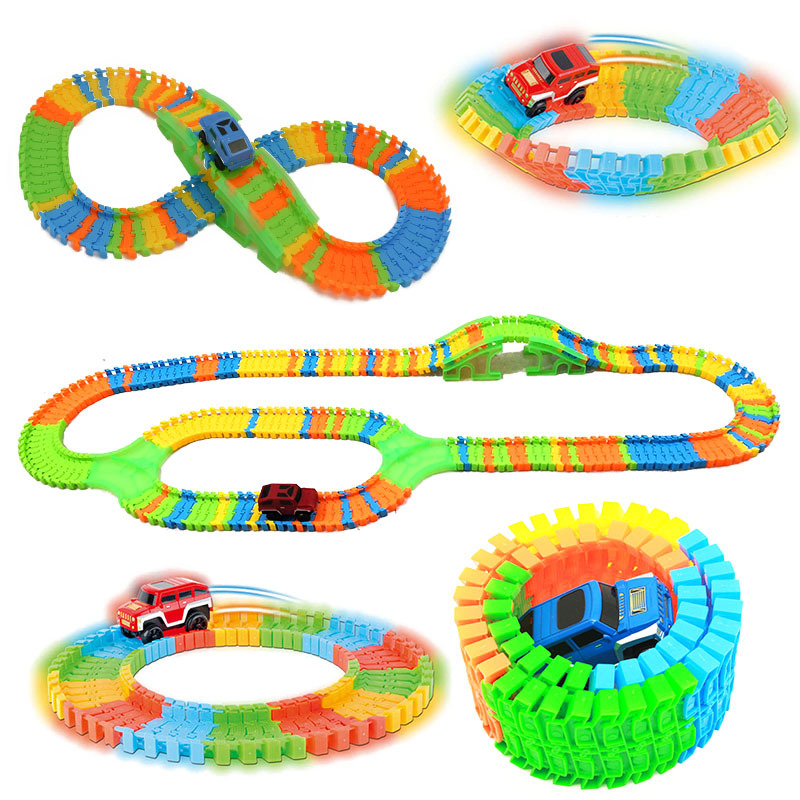 Hot Wheels Car Track Sets - DIY montaż uniwersalny zestaw wyścigowy samochód