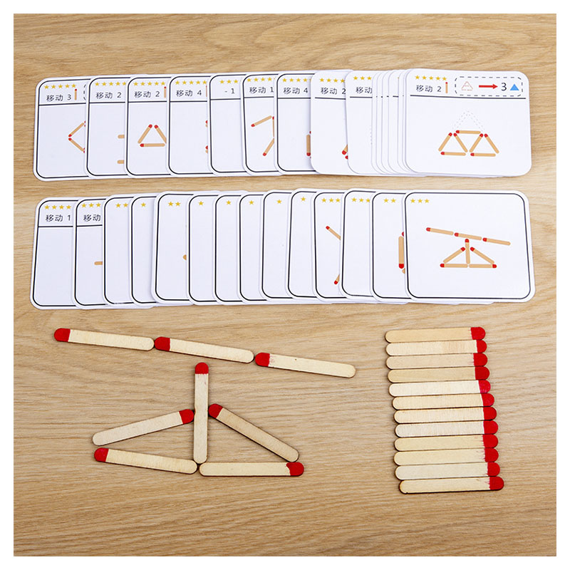 Kids Educational Game 3 - Montessori dopasowuje puzzle gra drewniane zabawki