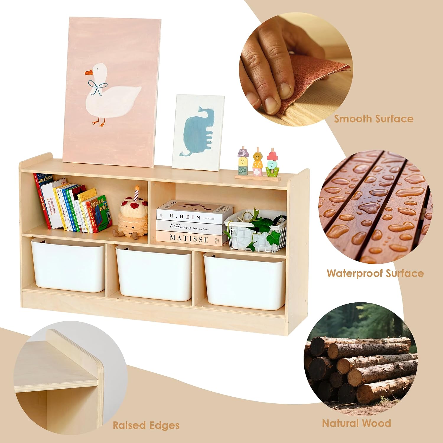 Półka na książki i zabawki Mon – Montessori Shelf Toy recenzja i cena