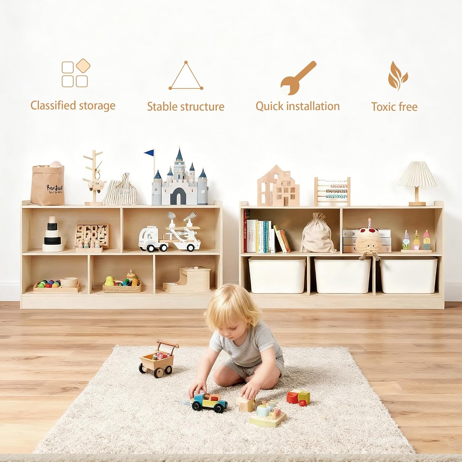 Półka na książki i zabawki Mon – Montessori Shelf Toy recenzja i cena