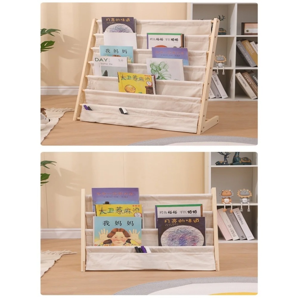 Drewniana półka na książki, wi – Montessori Shelf Toy recenzja i cena