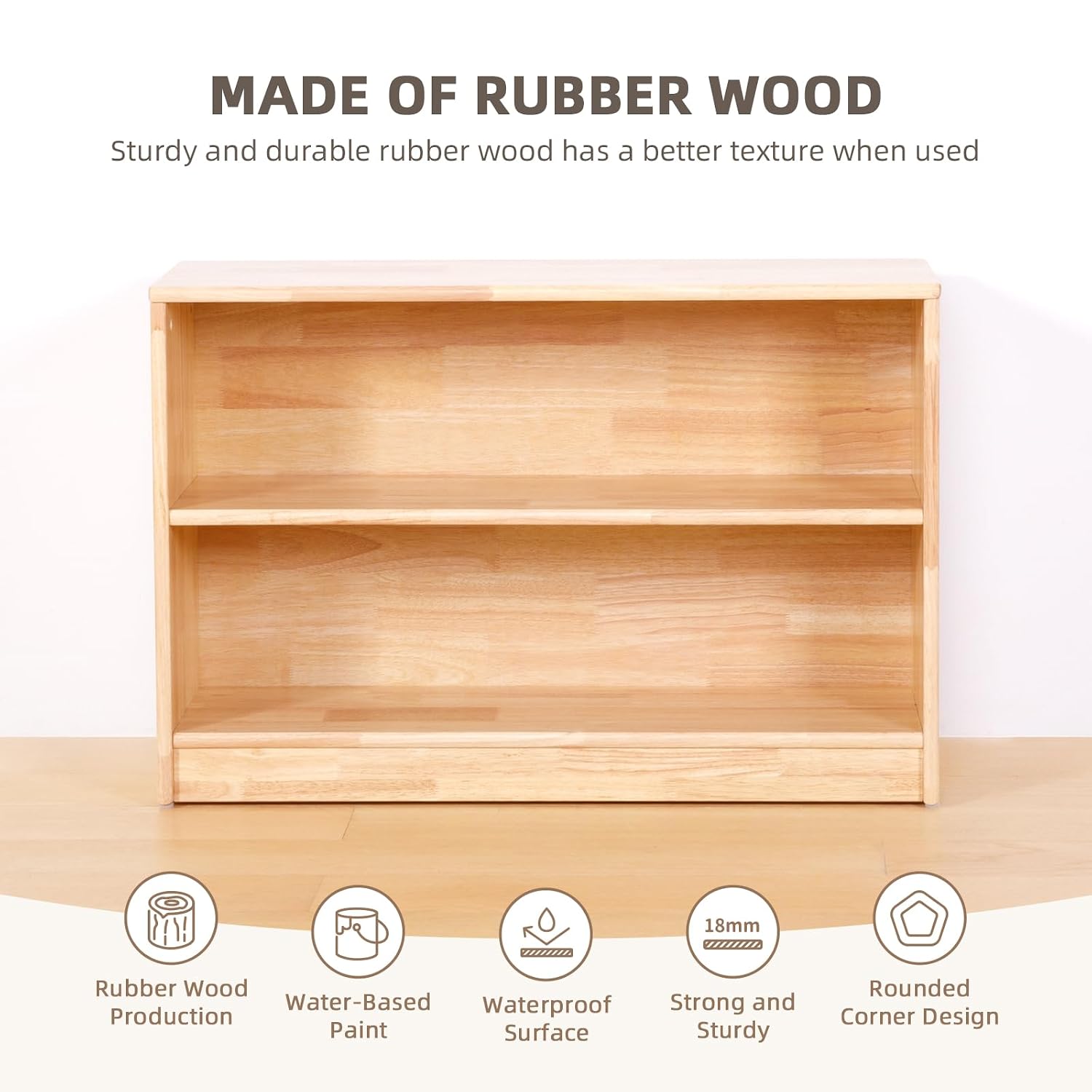 Półka Montessori 2-poziomowa d – Montessori Shelf Toy recenzja i cena