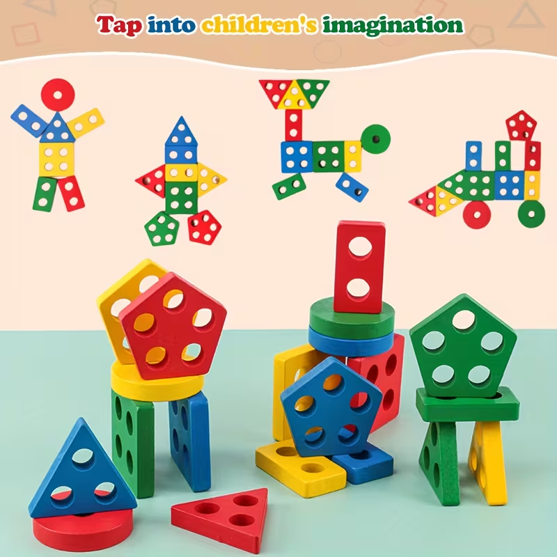 Drewniane gry Montessori zabaw – Kids Educational Game 3 recenzja i cena