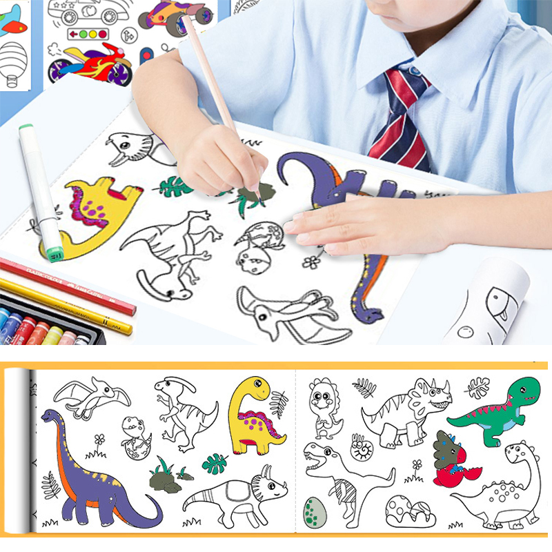 Dzieci rysunek rolka DIY przyk – Kids Educational Workbooks recenzja i cena