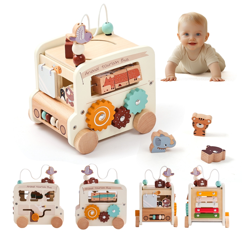 Drewniane zabawki Montessori d – Kids Educational Game 3 recenzja i cena