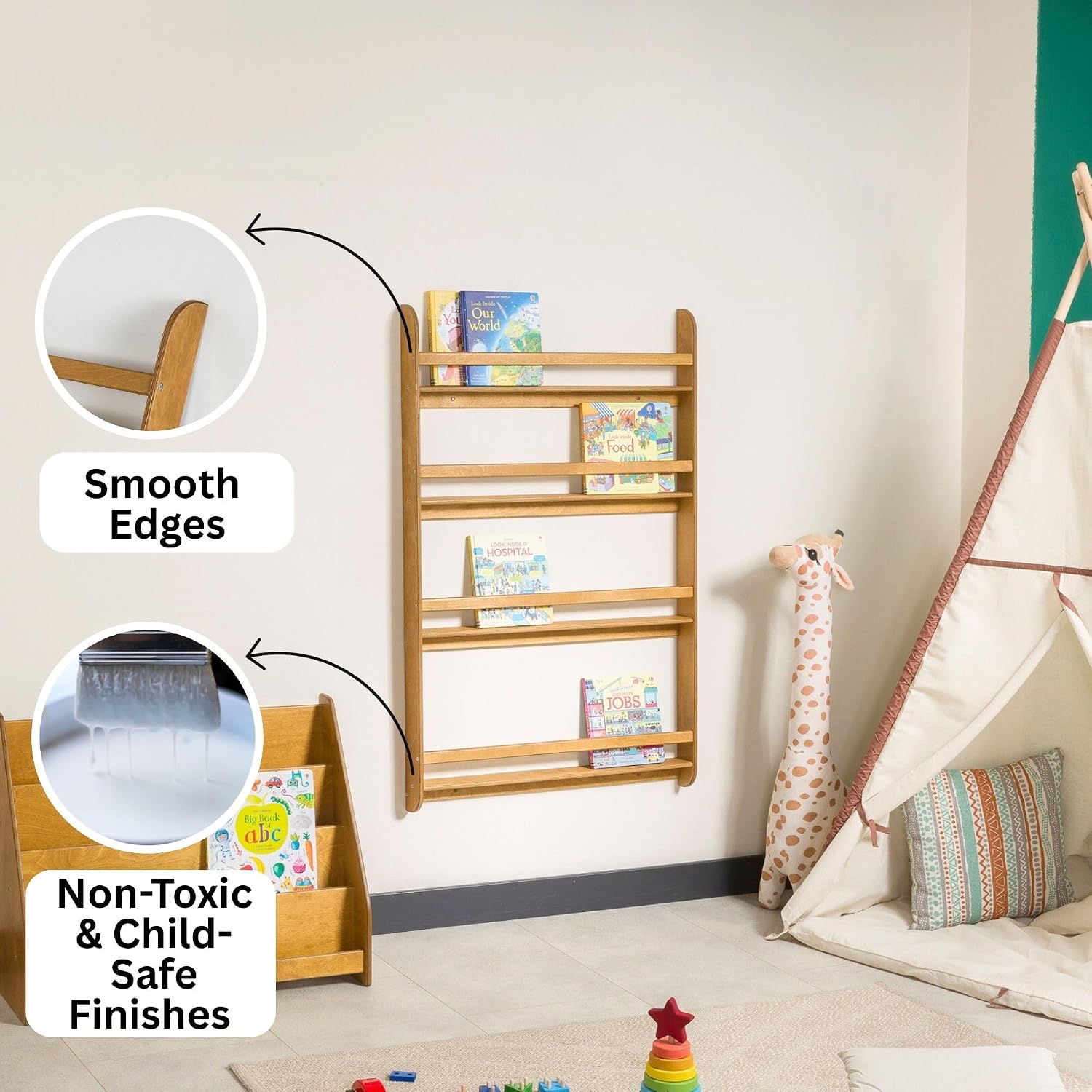 Półka ścienna Montessori, orga – Montessori Shelf Toy recenzja i cena