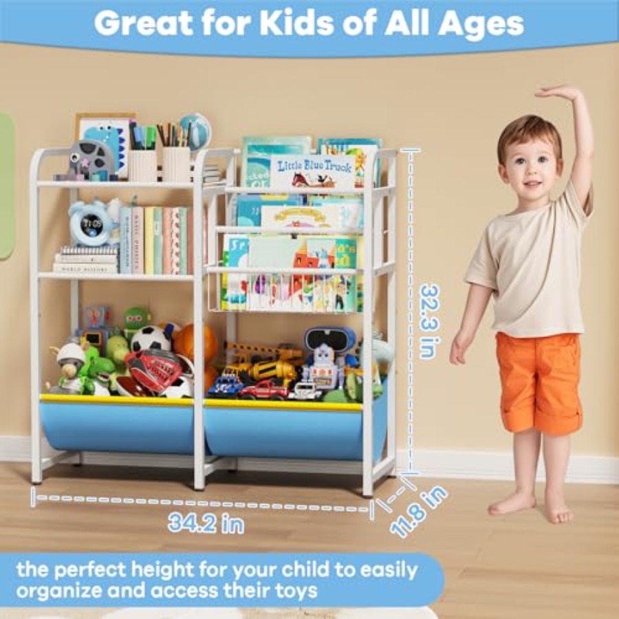 Regał 3 w 1 na książki i zabaw – Montessori Shelf Toy recenzja i cena