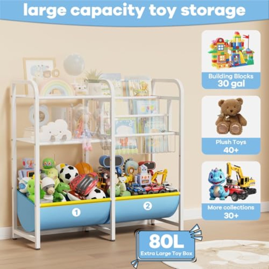 Regał 3 w 1 na książki i zabaw – Montessori Shelf Toy recenzja i cena