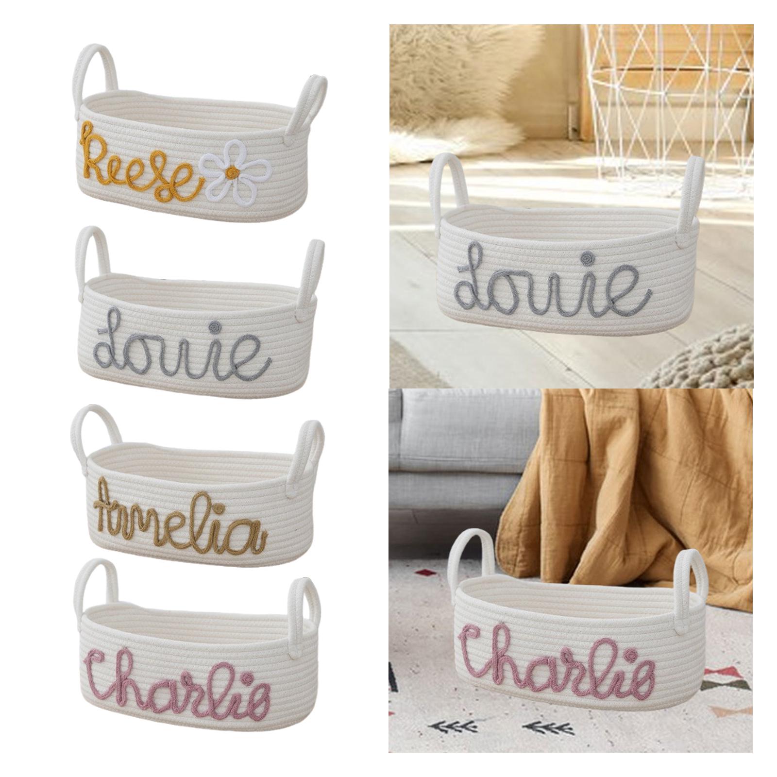 Kosz z bawełnianego sznurka, w – Montessori Shelf Toy recenzja i cena