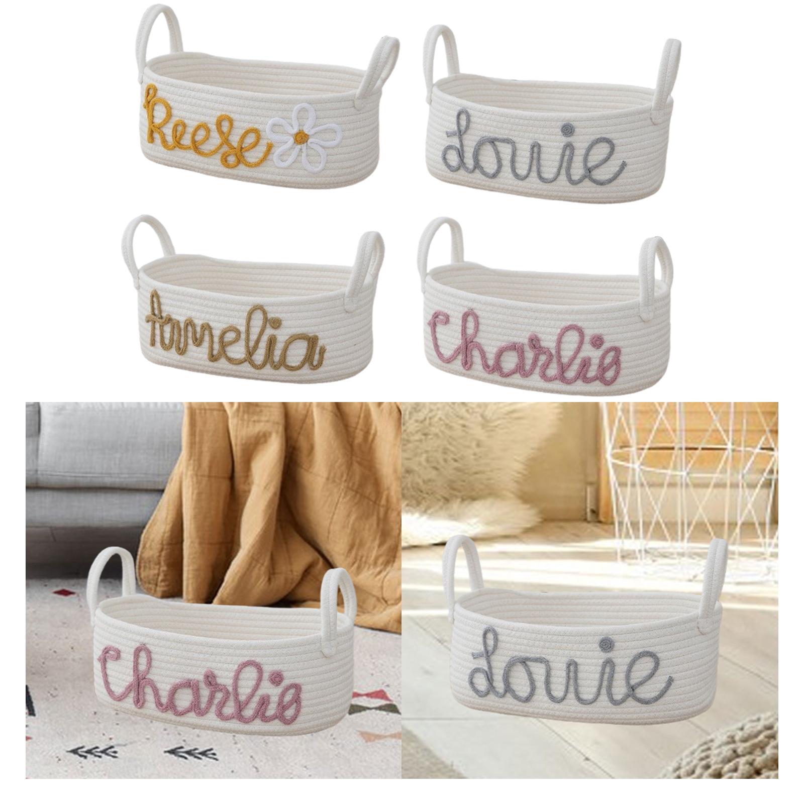 Kosz z bawełnianego sznurka, w – Montessori Shelf Toy recenzja i cena