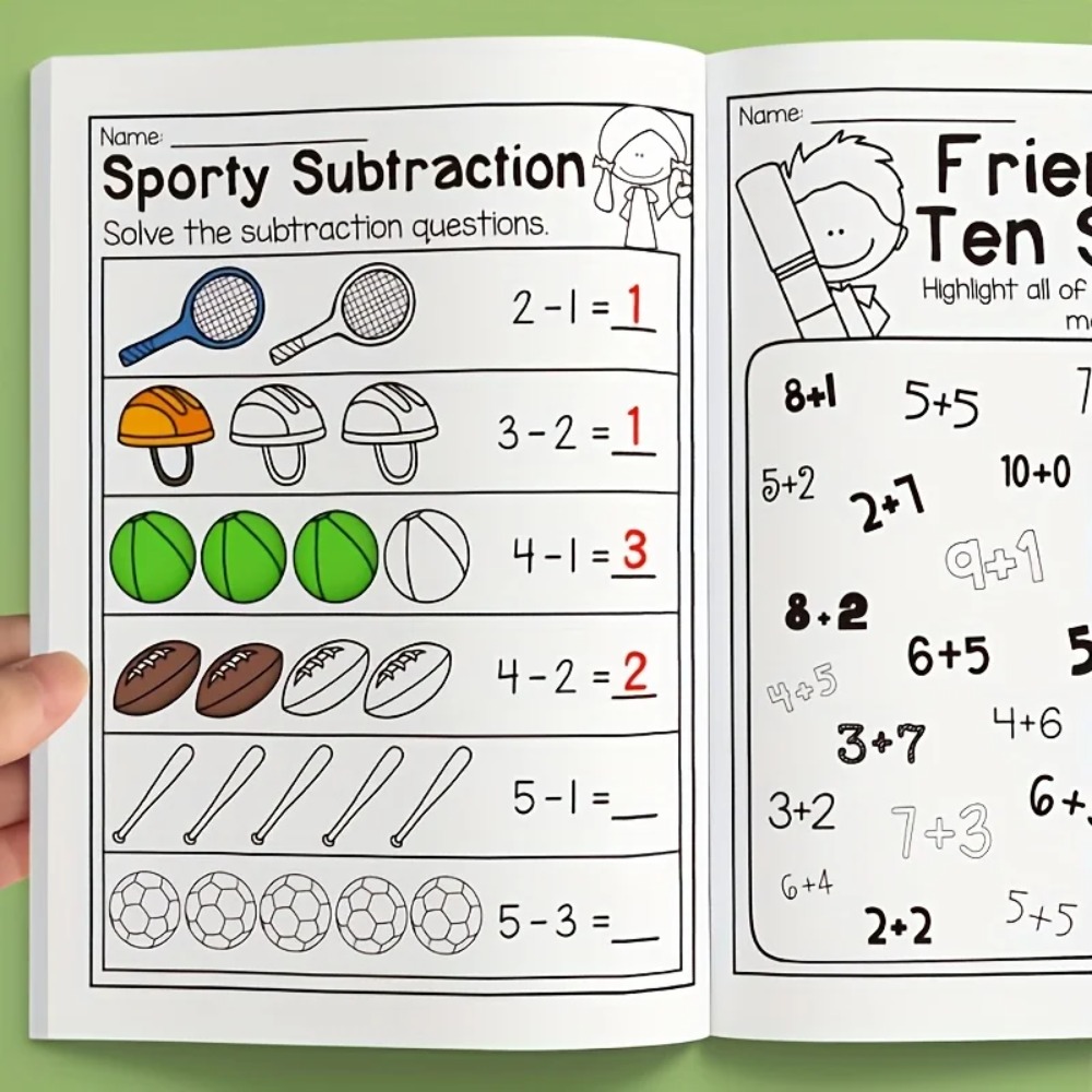 Zeszyty do ćwiczeń z dodawanie – Kids Education Worksheet recenzja i cena