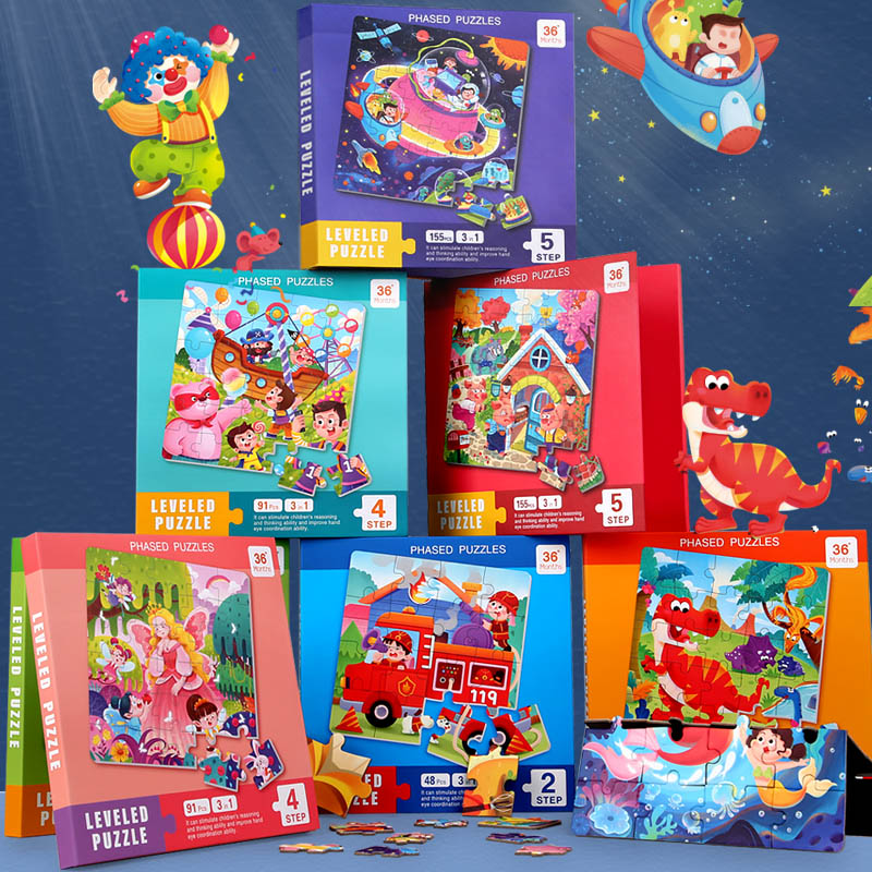 Magnetyczne drewniane puzzle d – Kids Educational Game 3 recenzja i cena