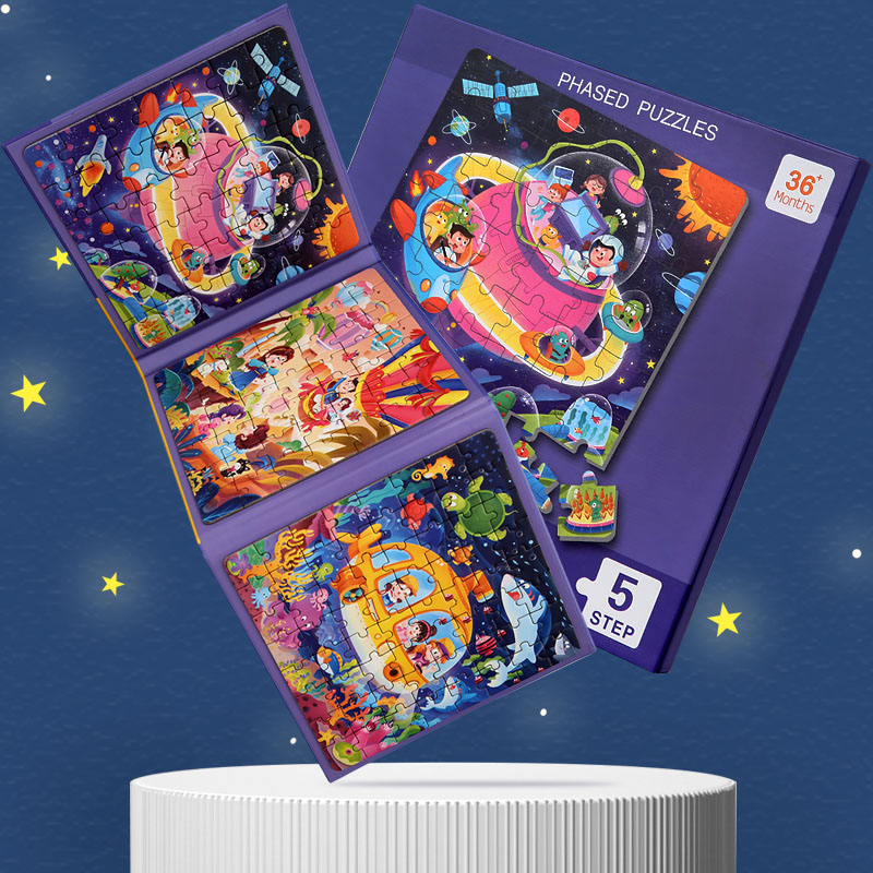 Magnetyczne drewniane puzzle d – Kids Educational Game 3 recenzja i cena