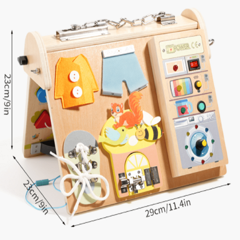 Drewniana tablica manipulacyjn – Kids Educational Game 3 recenzja i cena