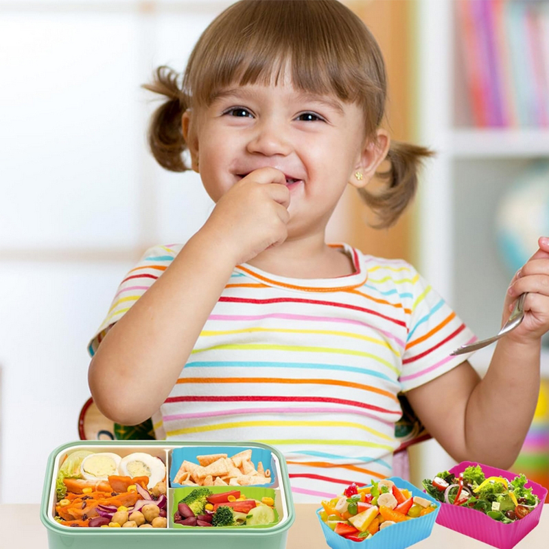 8 szt. Silikonowe przegródki d – Kids Education School recenzja i cena