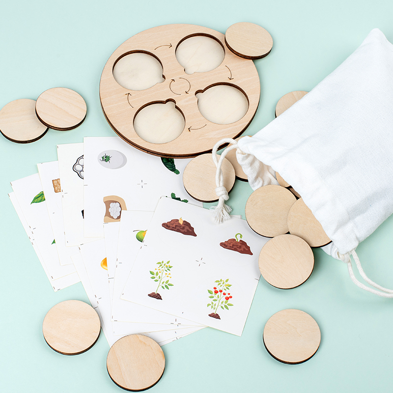 Tablica Cyklu Życia Zestaw Mon – Montessori Shelf Toy recenzja i cena