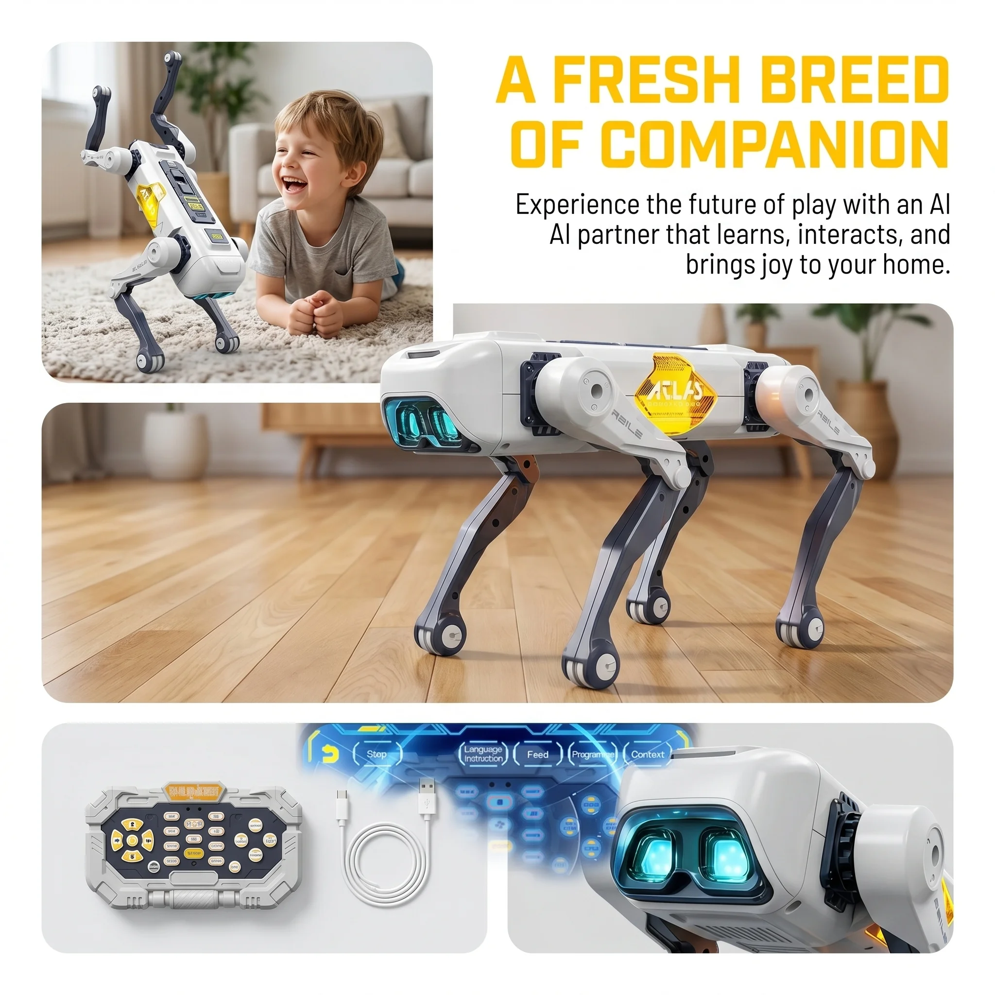 Inteligentny robot-świniec AI, – Online Educational Games For Kids recenzja i cena