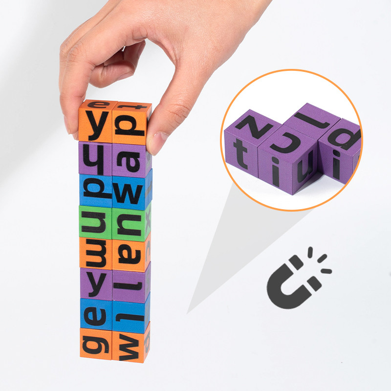 Magnetyczna kostka słowna dla  – Kids Educational Game 3 recenzja i cena