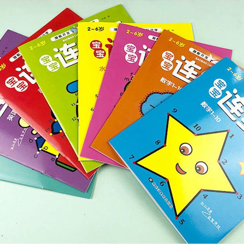 8-częściowy zestaw książek do  – Kids Educational Workbooks recenzja i cena