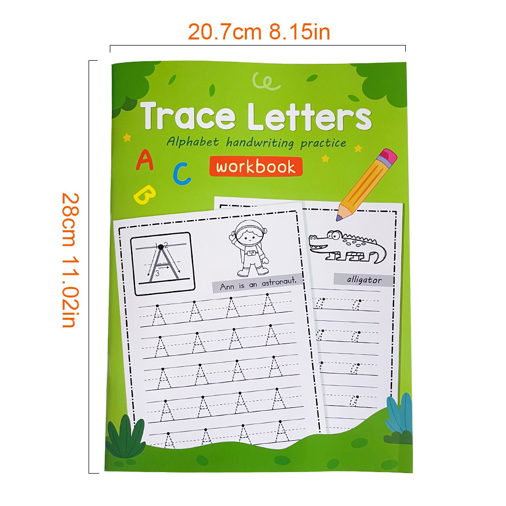 Zeszyt do nauki alfabetu dla d – Kids Education Worksheet recenzja i cena