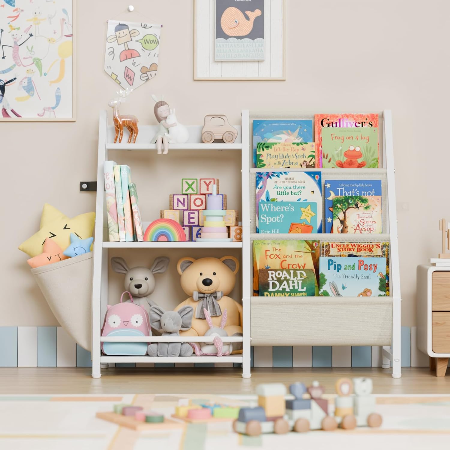 3-poziomowy regał na książki i – Montessori Shelf Toy recenzja i cena